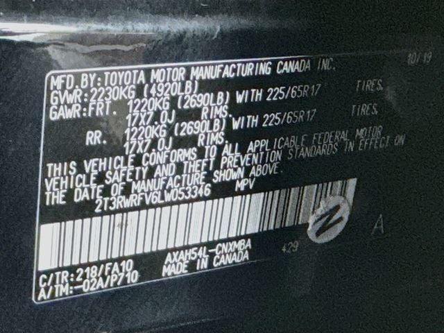 2020 Toyota RAV4 Hybrid XLE