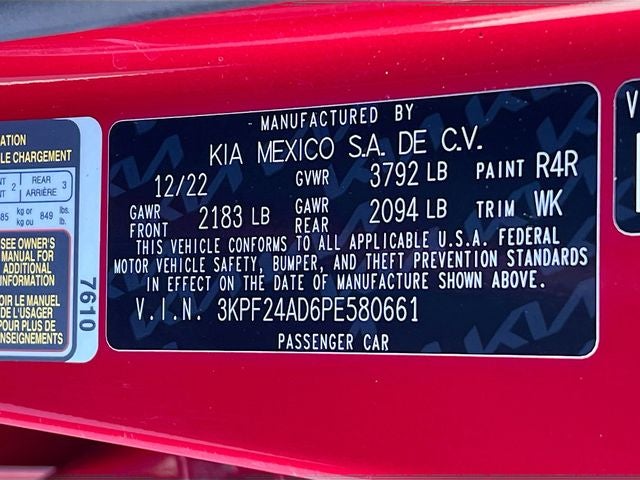2023 Kia Forte LXS