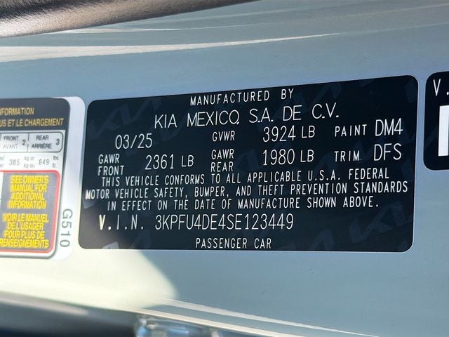 2025 Kia K4 EX