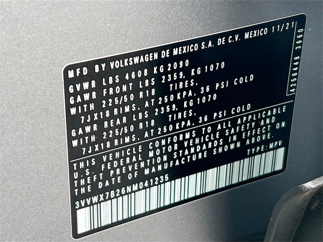 2022 Volkswagen Taos 1.5T SE