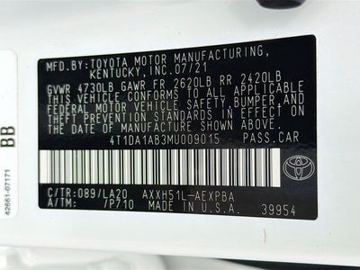 2021 Toyota Avalon Hybrid Limited