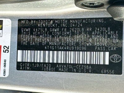 2024 Toyota Camry Base