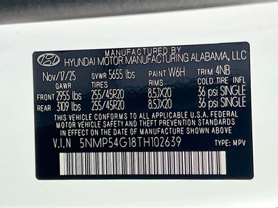 2026 Hyundai SANTA FE HYBRID Calligraphy