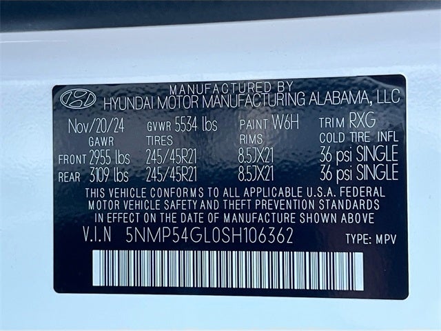 2025 Hyundai SANTA FE Calligraphy