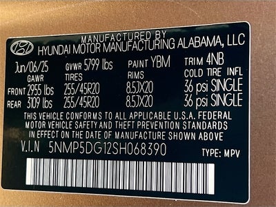 2025 Hyundai SANTA FE HYBRID Calligraphy