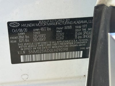 2020 Hyundai SANTA FE SE