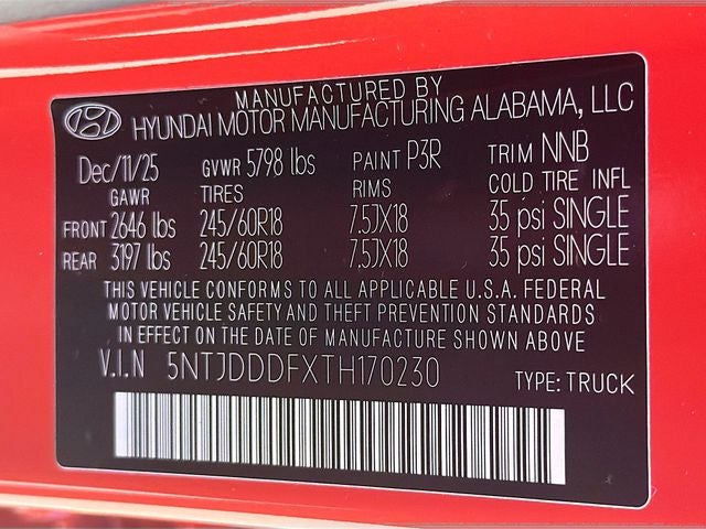 2026 Hyundai SANTA CRUZ XRT