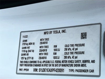 2023 Tesla Model 3 Base
