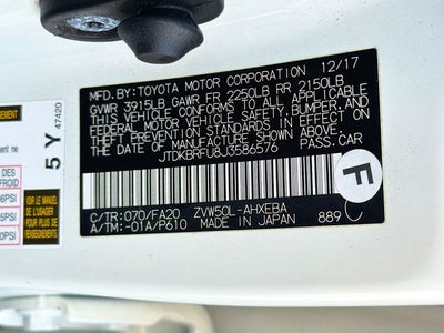 2018 Toyota Prius Two