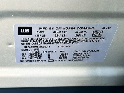 2022 Chevrolet Trax LT