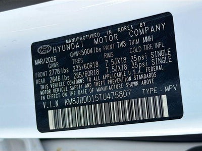 2026 Hyundai TUCSON HYBRID SEL