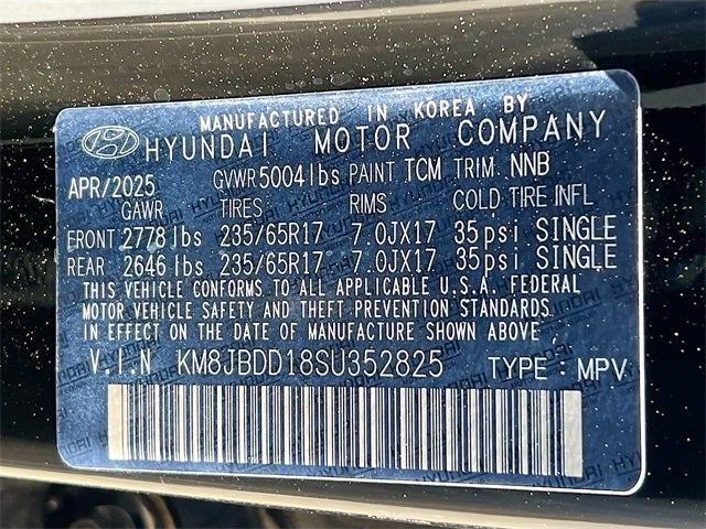 2025 Hyundai TUCSON HYBRID Blue