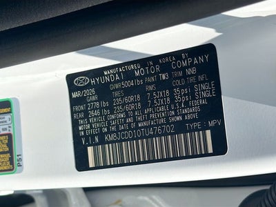 2026 Hyundai TUCSON HYBRID SEL Convenience