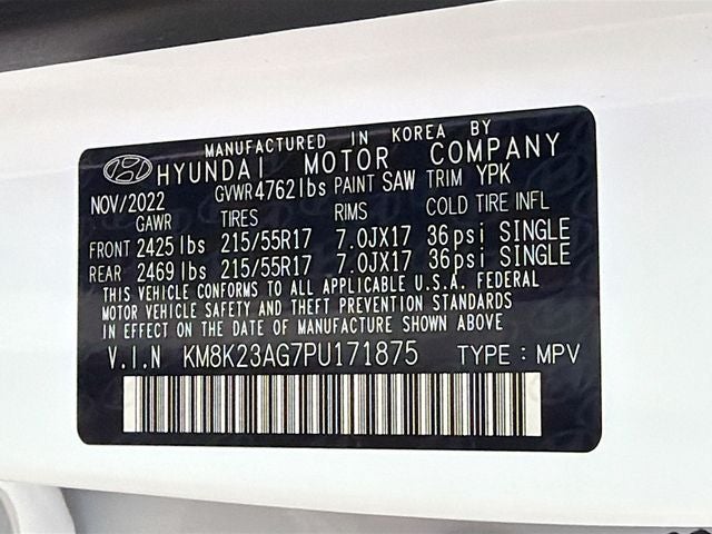 2023 Hyundai KONA ELECTRIC SE