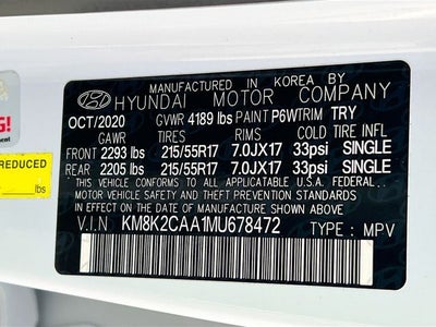 2021 Hyundai KONA SEL