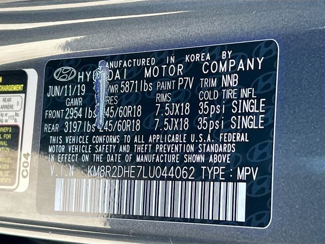 2020 Hyundai PALISADE SEL