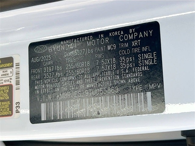 2026 Hyundai PALISADE XRT Pro