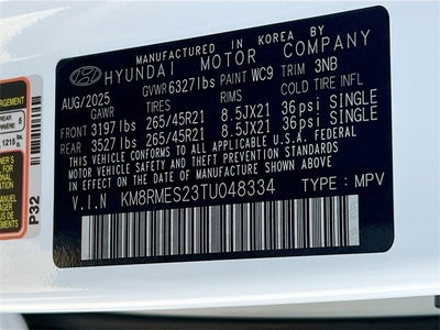 2026 Hyundai PALISADE Calligraphy