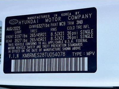 2026 Hyundai PALISADE Calligraphy