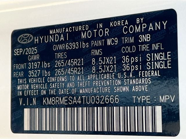 2026 Hyundai PALISADE HYBRID Calligraphy