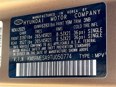 2026 Hyundai PALISADE HYBRID Calligraphy