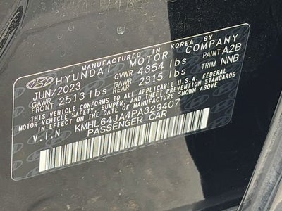 2023 Hyundai SONATA SEL