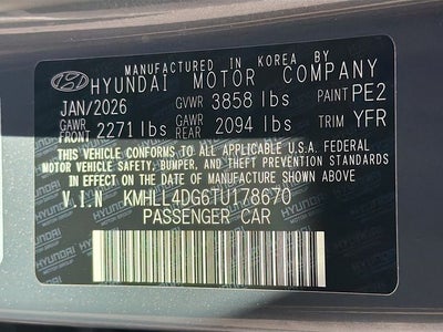 2026 Hyundai ELANTRA SE