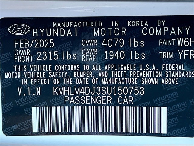 2025 Hyundai ELANTRA HYBRID SEL Sport