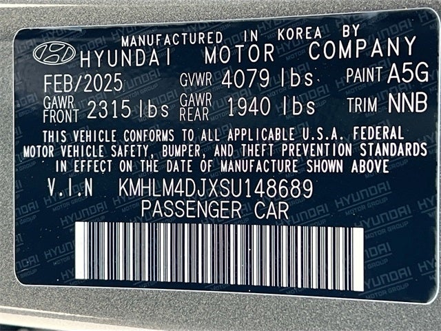 2025 Hyundai ELANTRA HYBRID SEL Sport