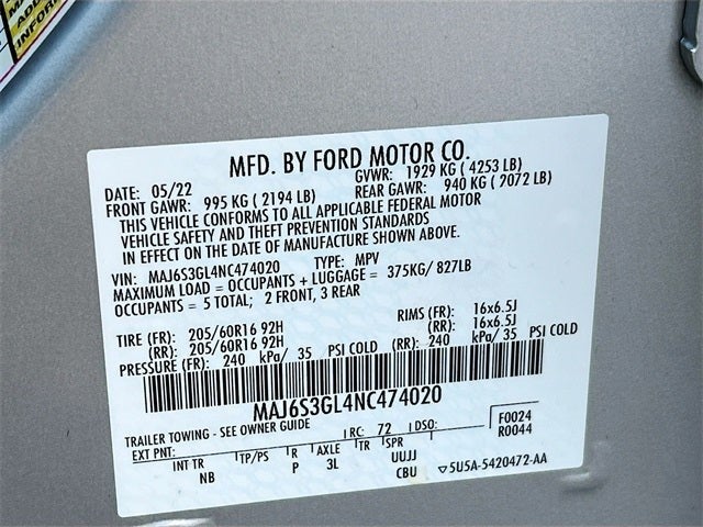 2022 Ford EcoSport SE